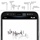 Los sensores y cámaras frontales del Pixel 4.